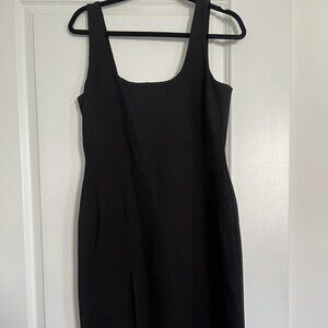 REVOLVE- little black dress with slit